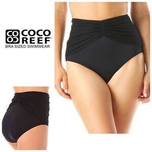 New. Coco Reef high waisted black bikini bottom. Small